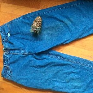 👖Red Flannel LINED JEANS Size 42  VNUC GANDER MOUNTAIN RARE